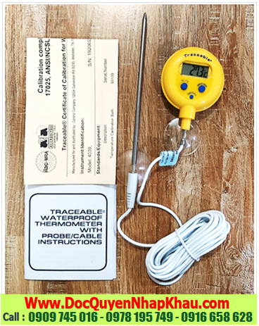 Traceable 4039, Nhiệt kế Hồ Bơi –50 đến 300°C Traceable@4039 Water-Resistant Traceable® Thermometer